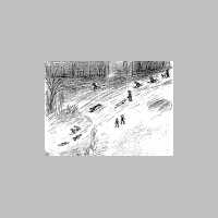 080-1030 Rodeln am Schmiedeberg - Eine Zeichnung von Charlotte Billib, geb. Kugland.jpg